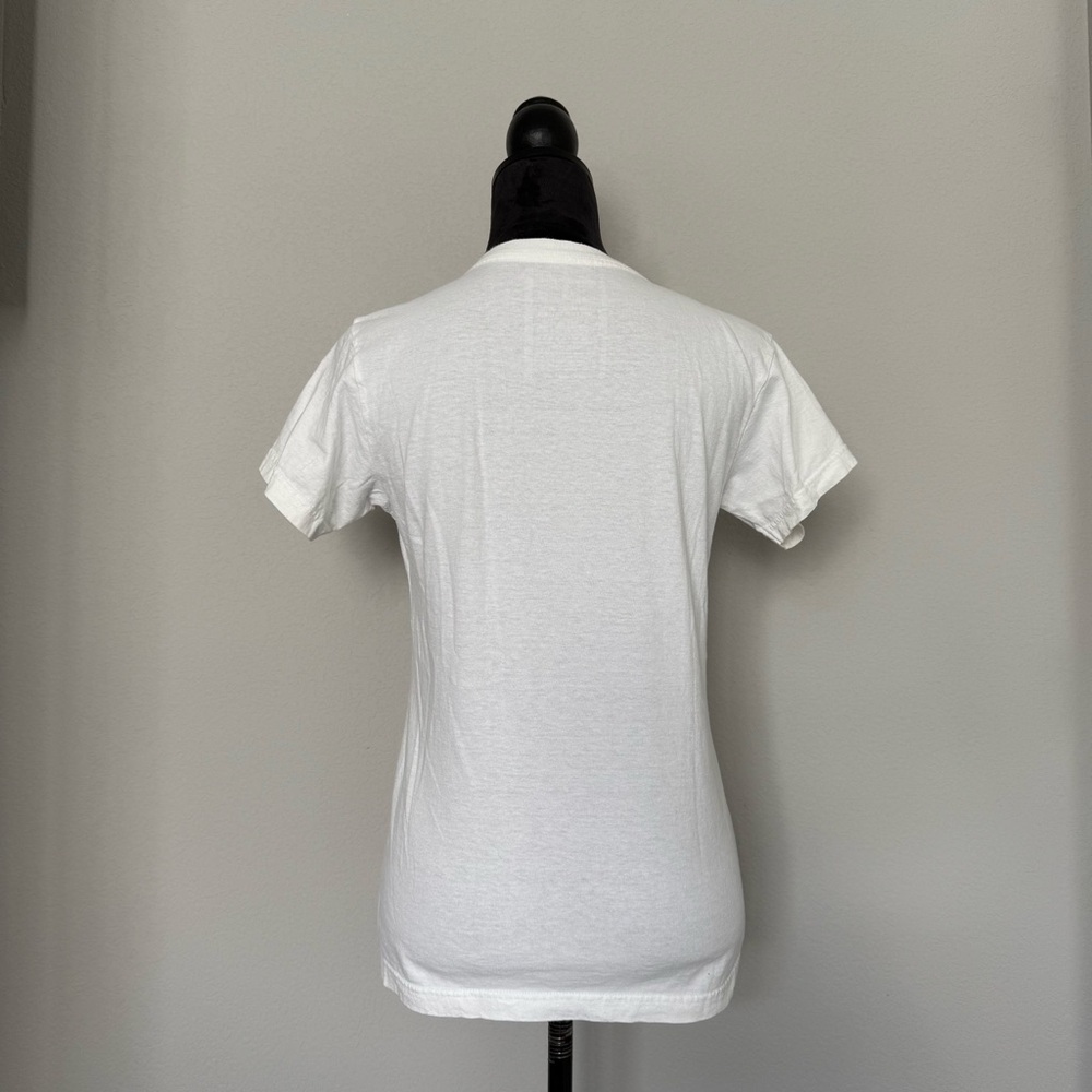 Disney Store White Tinker Bell Organic Cotton T-Shirt size Medium - Picture 6 of 9